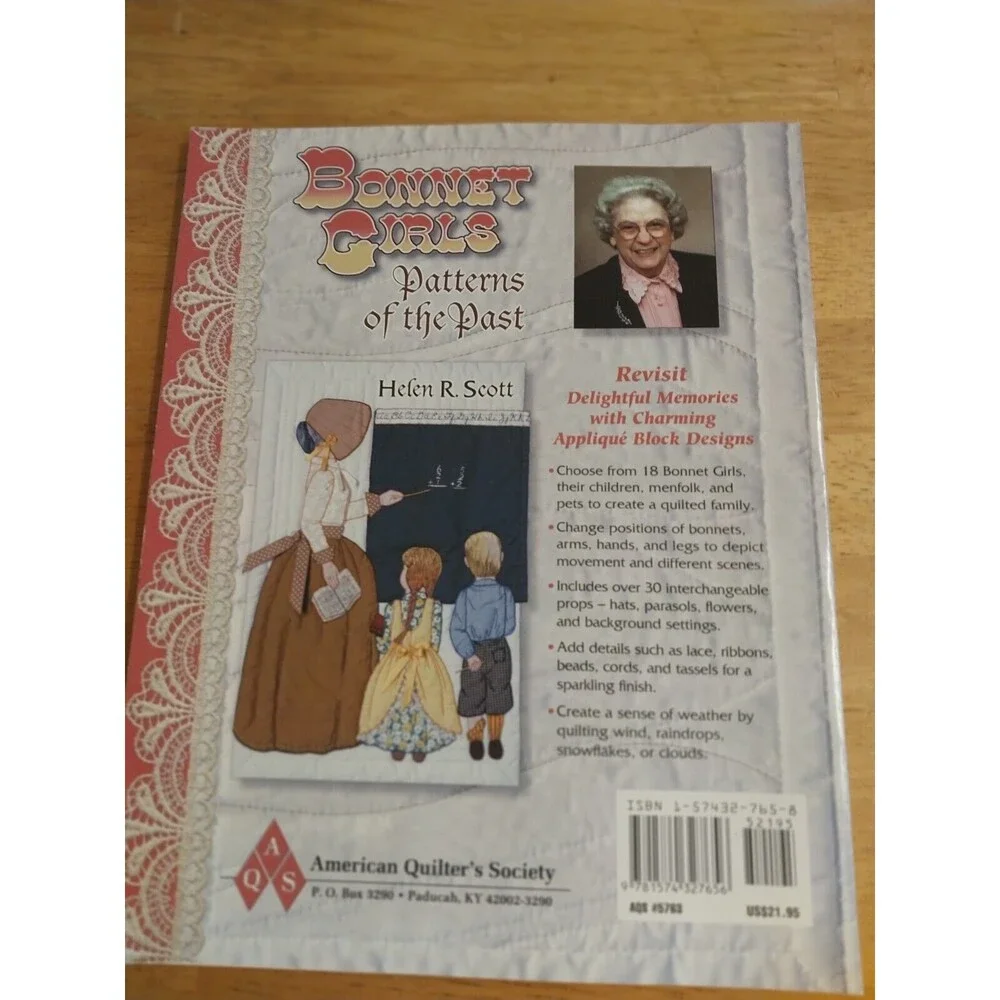 Bonnet Girls Helen R Scott Patterns of the Past book Quilt